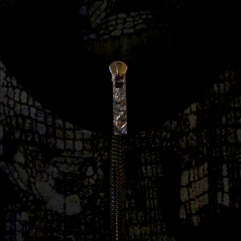 Crushed disco ball bomber jacket xl